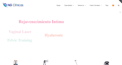 Desktop Screenshot of ng-clinicas.com