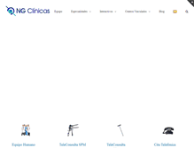 Tablet Screenshot of ng-clinicas.com